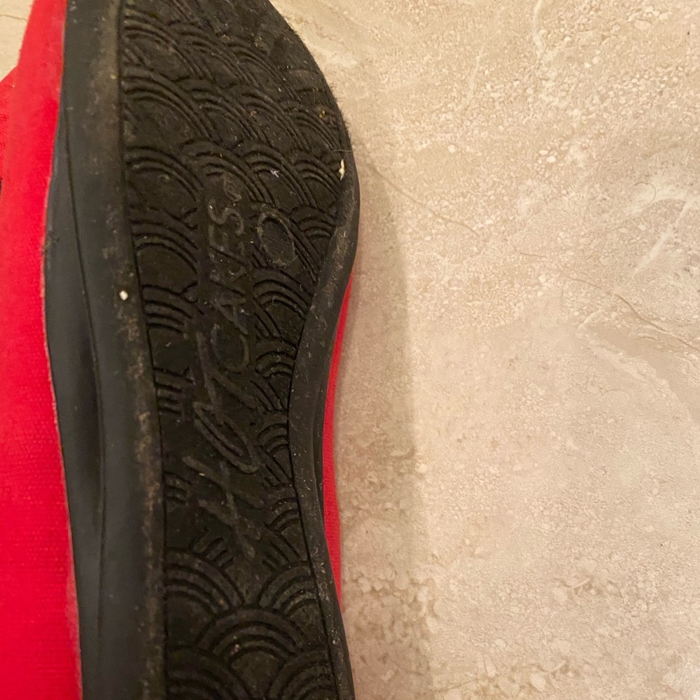 Hot Cakes Red Women's Flats - Picture 5 of 5